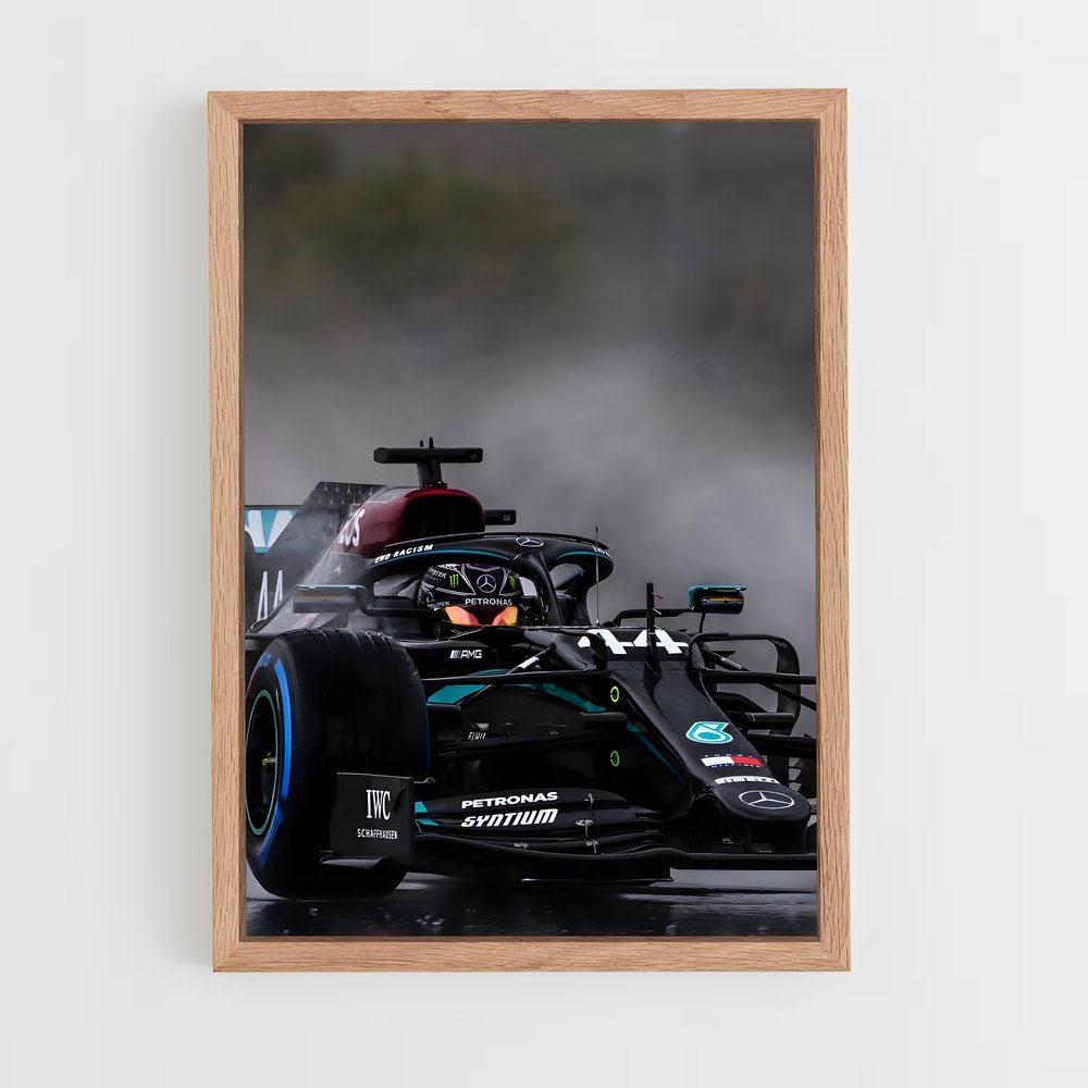 Poster Lewis en Action – affiche Voitures de Formule 1 (vue 4)